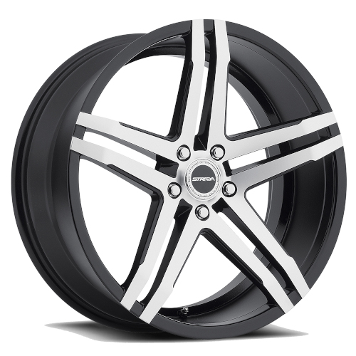 Strada Domani S40 Gloss Black Machined - Part Number S40251515GBM Strada Domani S40 Gloss Black Machined Photo