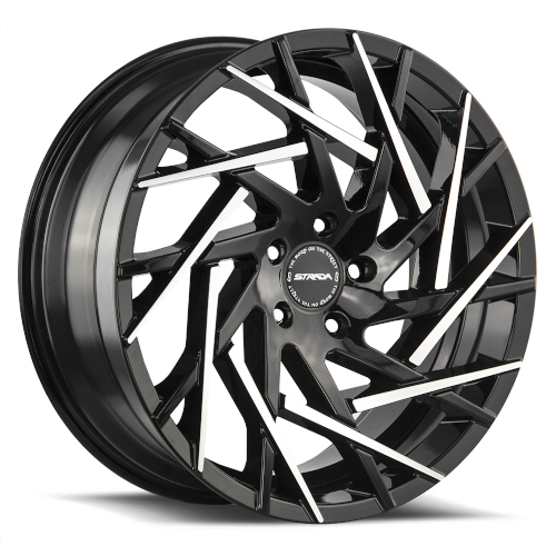 Strada Nido S64 Gloss Black Machined Tips - Part Number S64052035GBMT Strada Nido S64 Gloss Black Machined Tips Photo