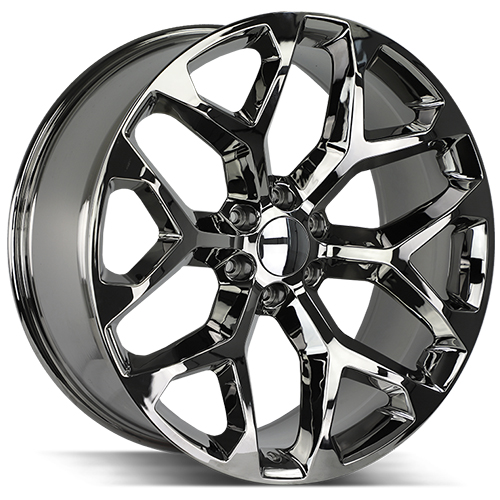 Strada OE Replica Snowflake R176 Black Chrome - Part Number R176-263931BC Strada OE Replica Snowflake R176 Black Chrome Photo