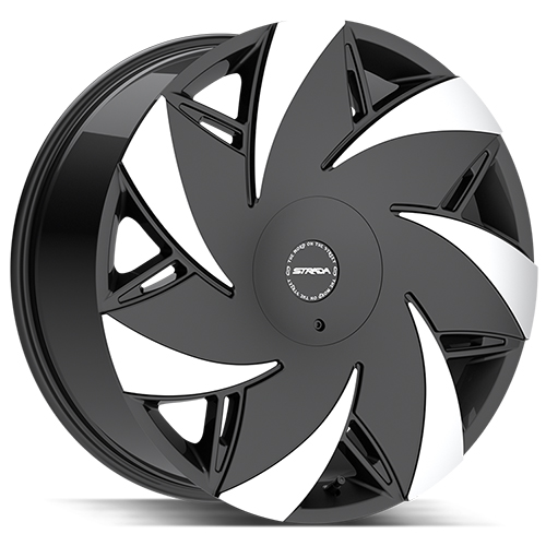 Strada Turbina S67 Gloss Black W/ Machined Tips - Part Number S6749551615GBMT Strada Turbina S67 Gloss Black W/ Machined Tips Photo