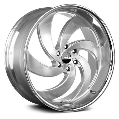 Strada Street Classics Retro 6 C06 Brushed Face Silver Milled SS - Part Number C06452025BFSMLSS Strada Street Classics Retro 6 C06 Brushed Face Silver Milled SS Photo