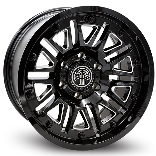 Thret Offroad Storm 701 Gloss Black Milled - Part Number 701AD-1890J-12 Thret Offroad Storm 701 Gloss Black Milled Photo