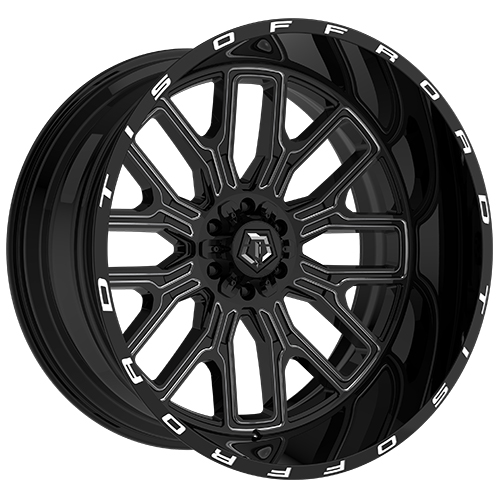 TIS Offroad 560BM Gloss Black W/ Milled Accents - Part Number 560BM-2228144 TIS Offroad 560BM Gloss Black W/ Milled Accents Photo