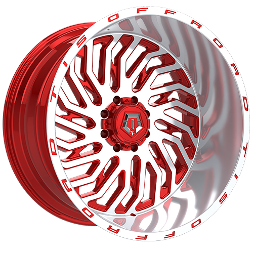 TIS Offroad 561MRL Gloss Red Machined - Part Number 561MRL-2228944 TIS Offroad 561MRL Gloss Red Machined Photo