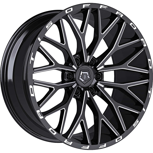 TIS Offroad 566BM Black With Milled Accents - Part Number 566BM-2228344 TIS Offroad 566BM Black With Milled Accents Photo