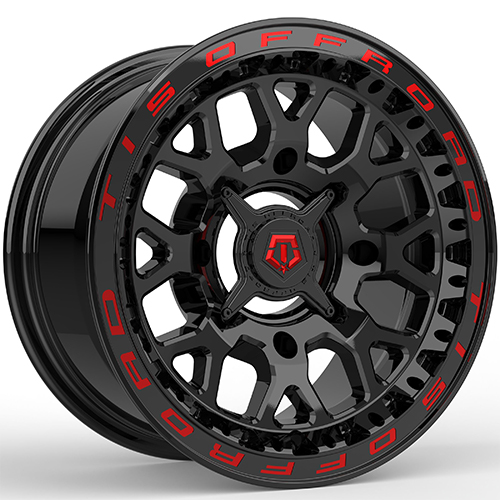 TIS Offroad UTV 558BMRL Gloss Black W/ Red Tint Milled - Part Number 558BMRL-57056+10 TIS Offroad UTV 558BMRL Gloss Black W/ Red Tint Milled Photo