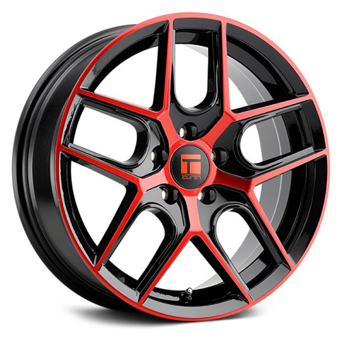 Touren TR79 Gloss Black W/ Red Tint - Part Number 3279-8865BRT35 Touren TR79 Gloss Black W/ Red Tint Photo