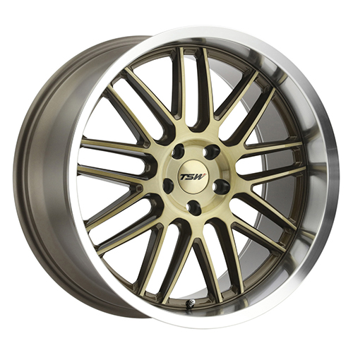 TSW Avalon Brushed Bronze W/ Machined Lip - Part Number 1895AVA395114Z76 TSW Avalon Brushed Bronze W/ Machined Lip Photo