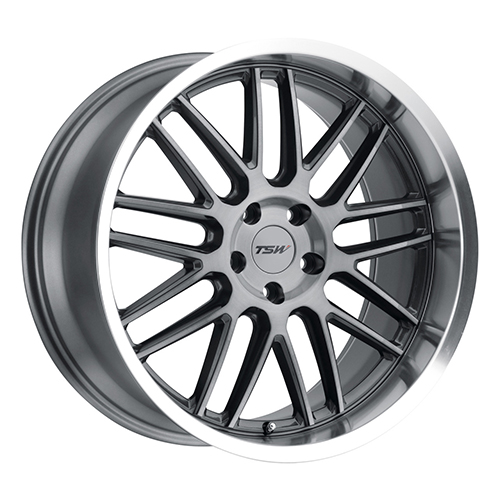 TSW Avalon Brushed Gunmetal W/ Machined Lip - Part Number 1985AVA355120G76 TSW Avalon Brushed Gunmetal W/ Machined Lip Photo