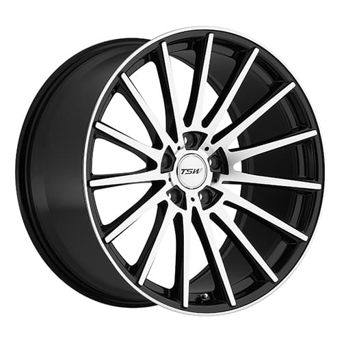 TSW Chicane Gloss Black W/ Mirror Face - Part Number 2010CHC255114B76 TSW Chicane Gloss Black W/ Mirror Face Photo