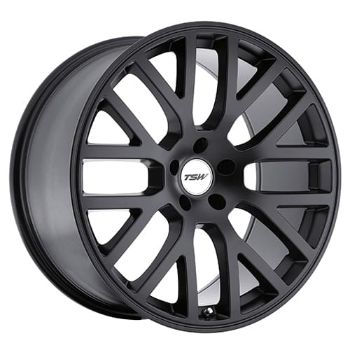 TSW Donington Matte Black - Part Number 1980DON425112M72 TSW Donington Matte Black Photo