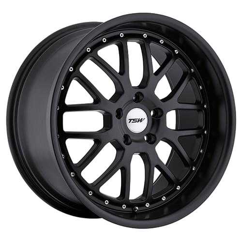 TSW Valencia Matte Black - Part Number 2085VAL355120M76 TSW Valencia Matte Black Photo
