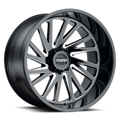 Tuff T2A Gloss Black Milled - Part Number 2212T2A-58180B25R Tuff T2A Gloss Black Milled Photo