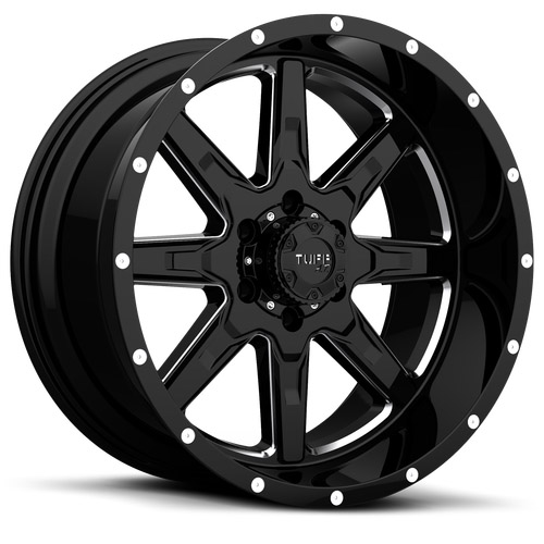 Tuff T15 Gloss Black Milled - Part Number 1810T15-45140B78 Tuff T15 Gloss Black Milled Photo