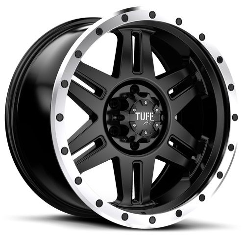 Tuff T16 Satin Black W/ Machined Flange Photo