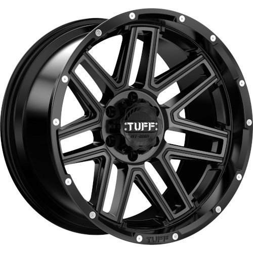 Tuff T17 Satin Black Machined - Part Number 2090T17156140F12 Tuff T17 Satin Black Machined Photo
