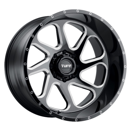 Tuff T2B Gloss Black Milled Left - Part Number 2414T2B-28165B25L Tuff T2B Gloss Black Milled Left Photo