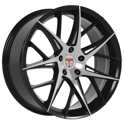 Tuscani 208 Gloss Black Machined