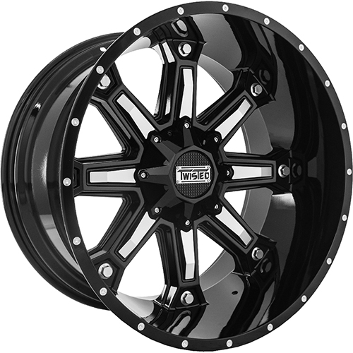 Twisted Offroad Wraith T-23 Black Machined - Part Number T-2322128170-44GBM Twisted Offroad Wraith T-23 Black Machined Photo