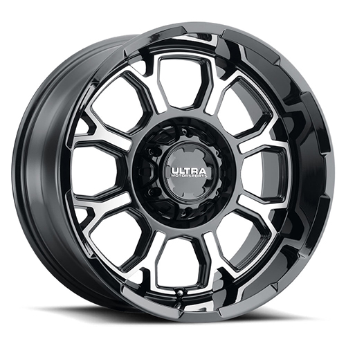 Ultra Commander 124U Gloss Black W/ Diamond Cut Accents & Clear Coat - Part Number 124-7982U+12 Ultra Commander 124U Gloss Black W/ Diamond Cut Accents & Clear Coat Photo
