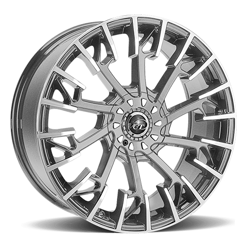 VCT Hangman Silver W/ Machined Spoke Face - Part Number HNG-228551420+38SM VCT Hangman Silver W/ Machined Spoke Face Photo