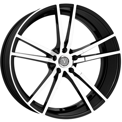 Velocity Wheel VW20 Black Machined - Part Number VW20-2865BM Velocity Wheel VW20 Black Machined Photo
