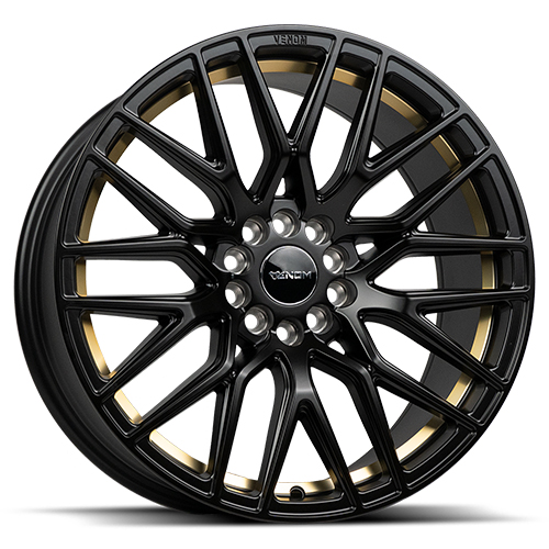 Venom Venom 40 Satin Black With Gold Line - Part Number VEN4018855114120+35B-B16 Venom Venom 40 Satin Black With Gold Line Photo
