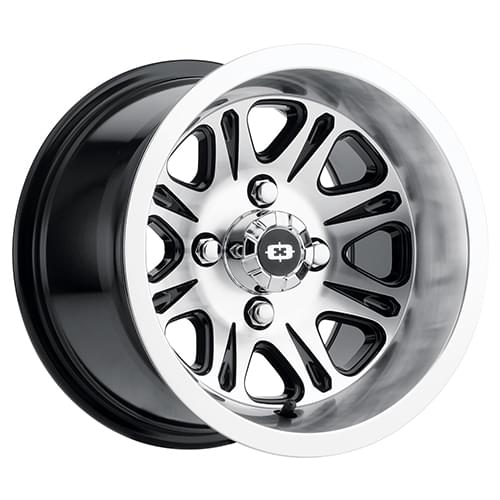Vision Offroad Spirit 547 Gloss Black W/ Machined F - Part Number 547-147110GBMF4 Vision Offroad Spirit 547 Gloss Black W/ Machined F Photo