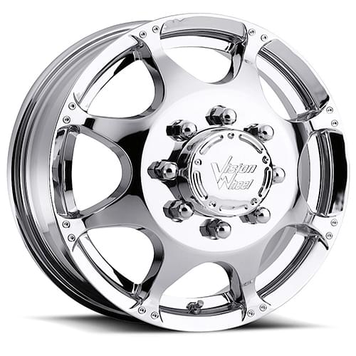 Vision Offroad Crazy Eight 715 Chrome Dually Front - Part Number 715-7679CF Vision Offroad Crazy Eight 715 Chrome Dually Front Photo