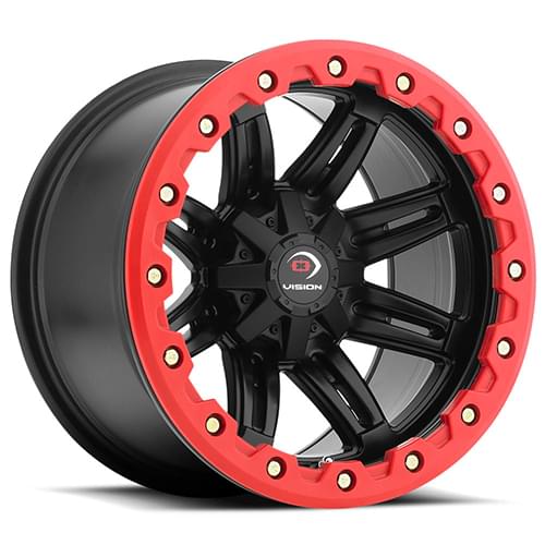 Vision Offroad Five Fifty One 551 Matte Black W/ Re - Part Number 551-147115MBR4 Vision Offroad Five Fifty One 551 Matte Black W/ Re Photo