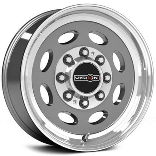 Vision Offroad Heavy Hauler 81 Gunmetal W/ Machined - Part Number 81C-9781GML0NR Vision Offroad Heavy Hauler 81 Gunmetal W/ Machined Photo