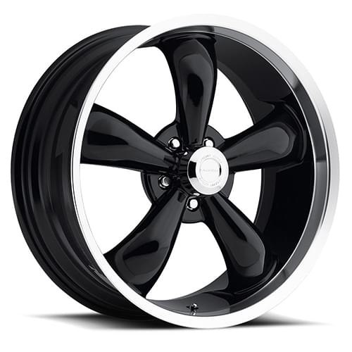 Vision Legend 5 VI142 Black W Machined Lip - Part Number 142-22990GB18 Vision Legend 5 VI142 Black W Machined Lip Photo
