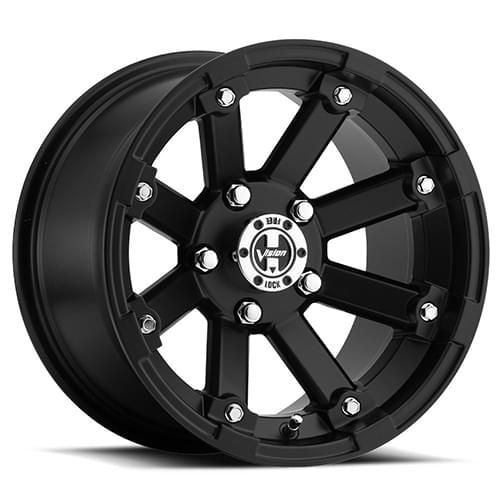 Vision Offroad Lock Out 393 Matte Black - Part Number 393-127136MB4 Vision Offroad Lock Out 393 Matte Black Photo