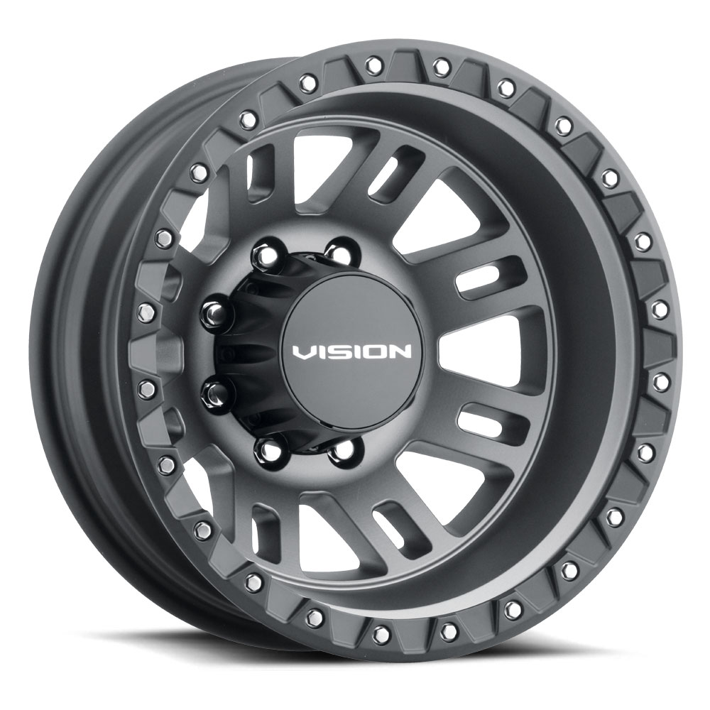 Vision Offroad Manx 2 Satin Gray Dually Rear - Part Number 408-6681SGBLR Vision Offroad Manx 2 Satin Gray Dually Rear Photo