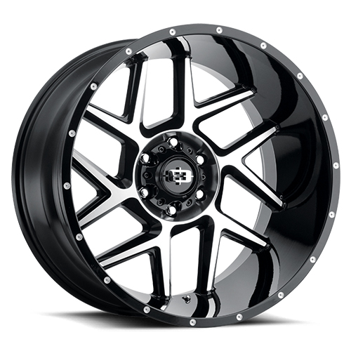 Vision Offroad Silver 360 Black W/ Machined Face - Part Number 360-2983GBMF0 Vision Offroad Silver 360 Black W/ Machined Face Photo