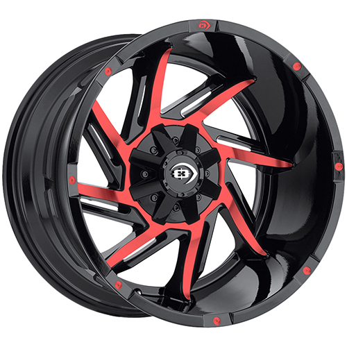 Vision Offroad Prowler 422 Black W/ Machined Face - Part Number 422Z20236BMFR-51 Vision Offroad Prowler 422 Black W/ Machined Face Photo