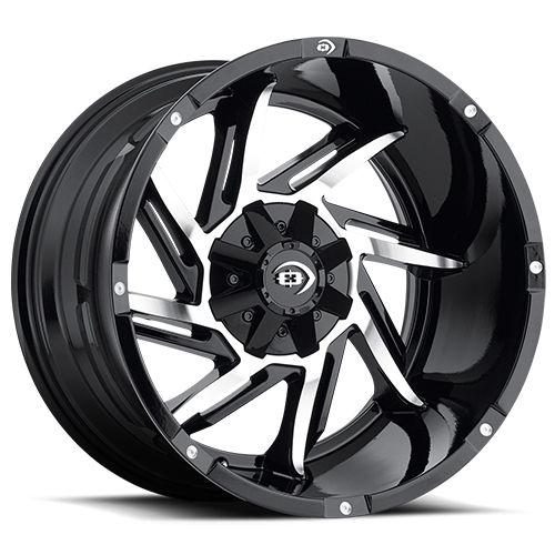 Vision Offroad Prowler 422 Black W/ Machined Face - Part Number 422-8981GBMF-12 Vision Offroad Prowler 422 Black W/ Machined Face Photo