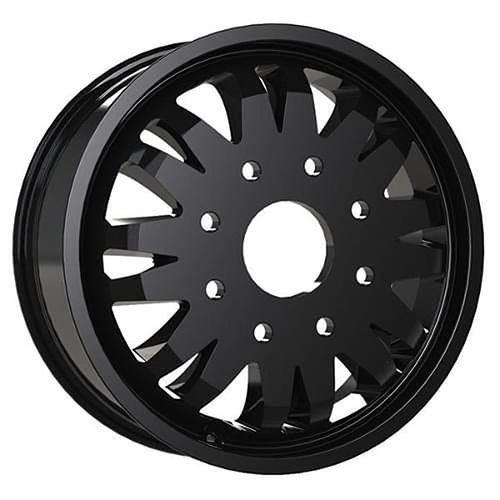 Vision Offroad Rival 401H Gloss Black Dually Rear I - Part Number 401H2880SBIRL Vision Offroad Rival 401H Gloss Black Dually Rear I Photo