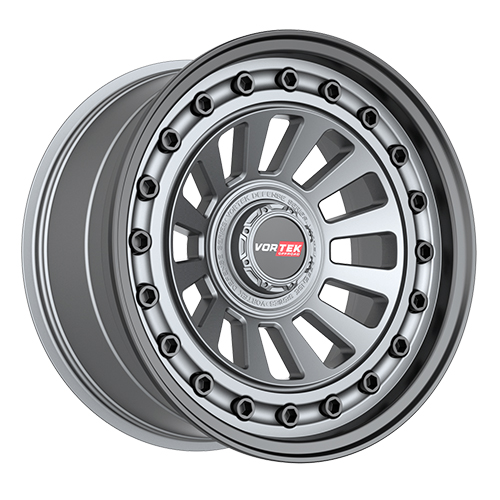 Vortek Offroad Defense VRD-702 Matte Gunmetal W/ Black Bolts & Lip Photo