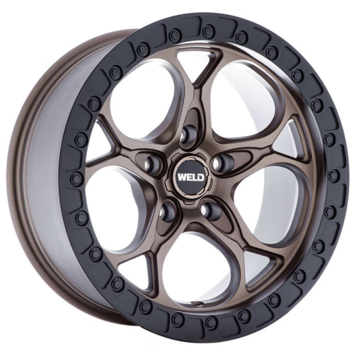 Weld Off-Road Ledge 5 Satin Bronze W/ Satin Black Ring