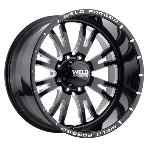 Weld Off-Road Slingblade W808 Gloss Black Milled - Part Number W80844085BCC Weld Off-Road Slingblade W808 Gloss Black Milled Photo