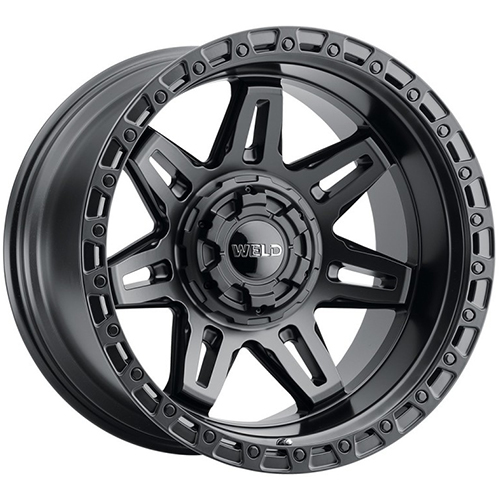 Weld Off-Road Stellar W141 Satin Black - Part Number W14109070500 Weld Off-Road Stellar W141 Satin Black Photo