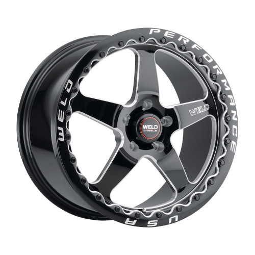 Weld Performance Ventura Drag Beadlock Gloss Black Milled