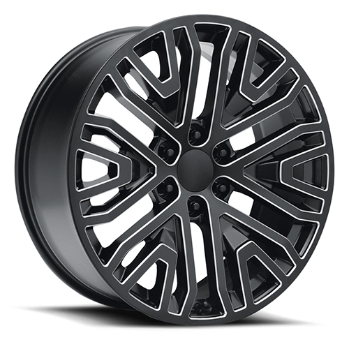Wheel Replicas NextGen Silverado V1190 Satin Black Milled - Part Number V1190-2415828SBM Wheel Replicas NextGen Silverado V1190 Satin Black Milled Photo