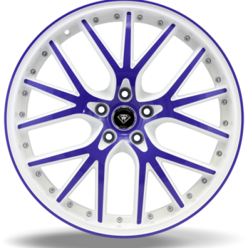 White Diamond W530B White w/ Blue Face