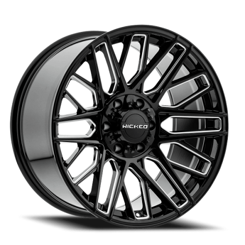 Wicked Offroad W945 Gloss Black Milled