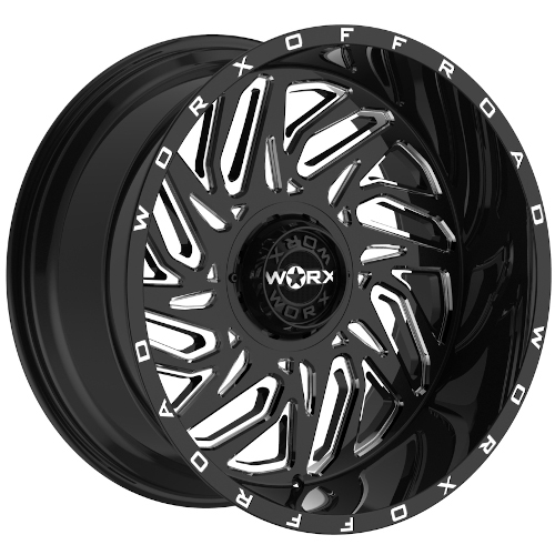 Worx Carnage 817 Gloss Black Milled - Part Number 817BM-2226844 Worx Carnage 817 Gloss Black Milled Photo