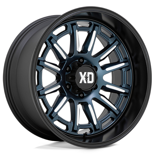 XD Series XD865 Phoenix Metallic Blue Milled W/ Black Lip - Part Number XD865210509A18N XD Series XD865 Phoenix Metallic Blue Milled W/ Black Lip Photo