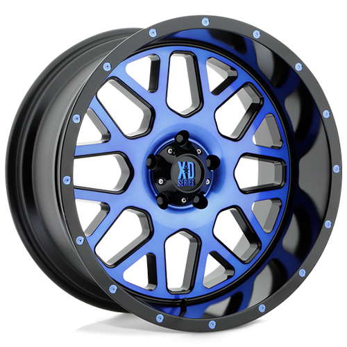 XD Series XD820 Grenade Satin Black W/ Machined Blue Tint Photo