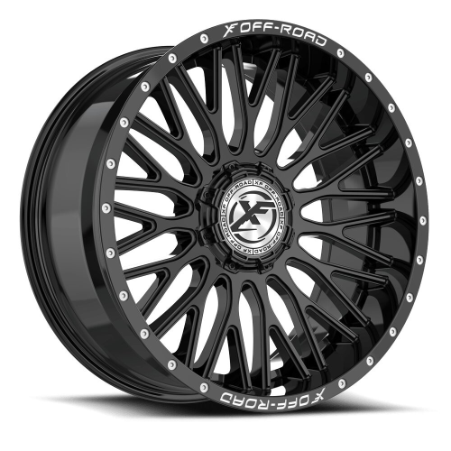 XF Offroad Xf-241 Gloss Black & Milled Lettering